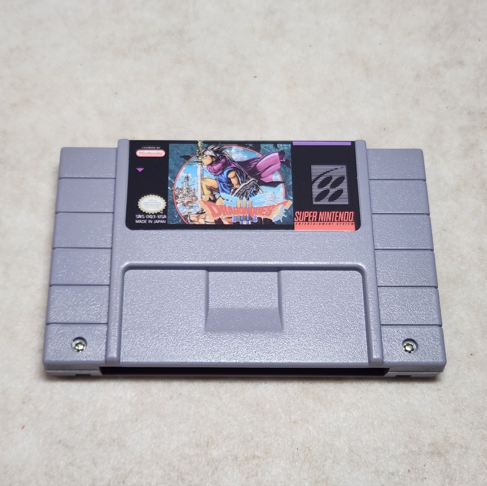 Dragon Quest 3 Nintendo SNES English Translated